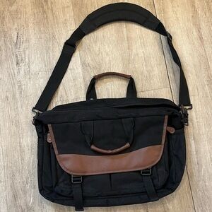 Black Laptop Tote Carry Bag